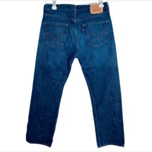 Levis 501 XX Jeans Mens 33x30 Straight Button Fly Medium Wash Blue Mid Rise